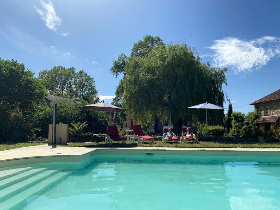 Vakantiehuis La Poire, Op Landgoed Aan De Dordogne Prudhomat Esterno foto