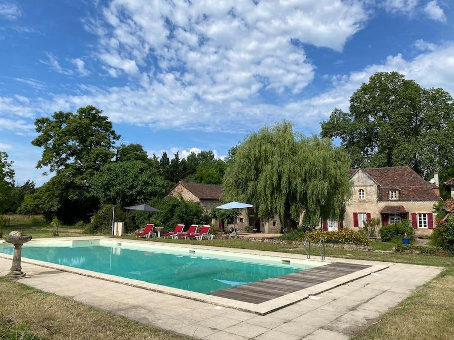 Vakantiehuis La Poire, Op Landgoed Aan De Dordogne Prudhomat Esterno foto